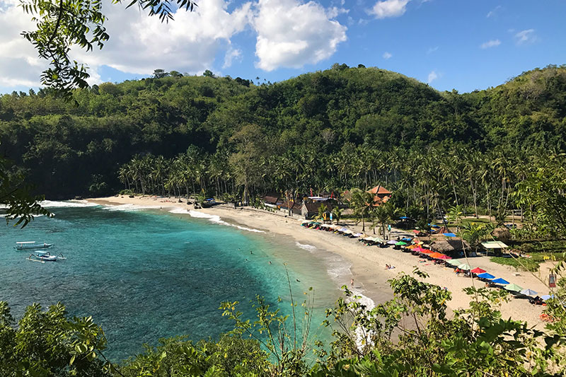 Nusa penida pakrantė