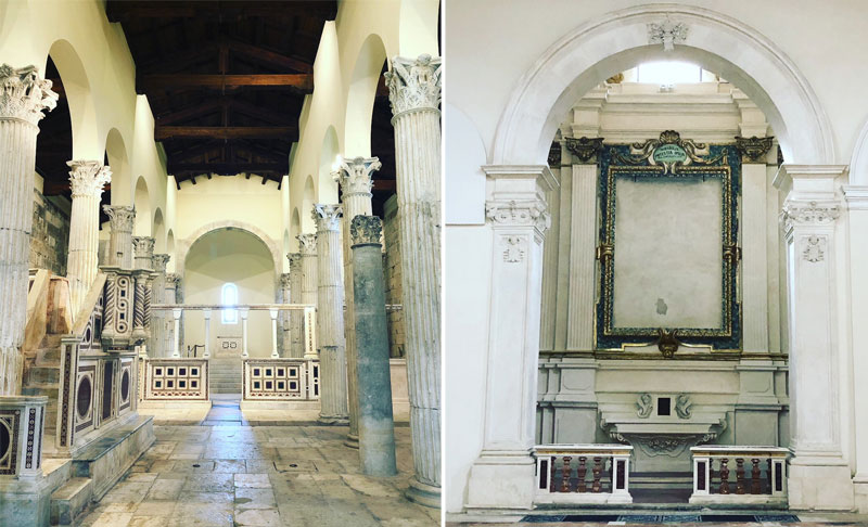 Šventovė Abrucų regione