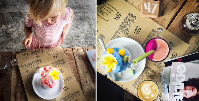 Kokteiliai, kavinė, Balis